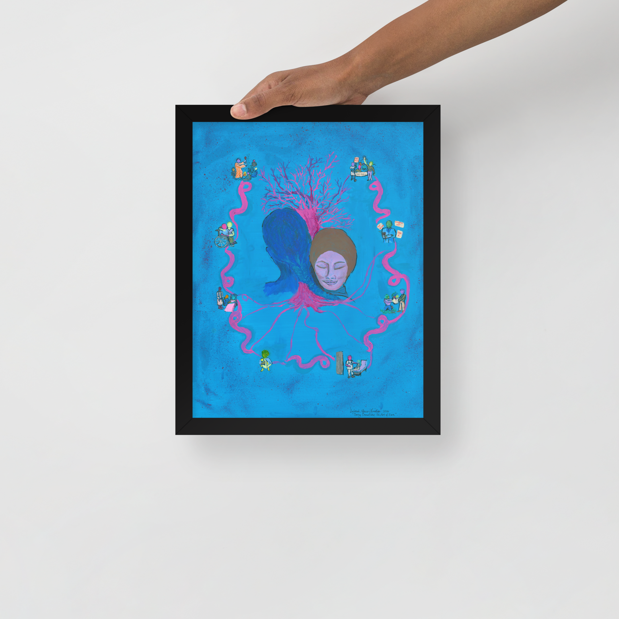 Caring Connections Framed Print