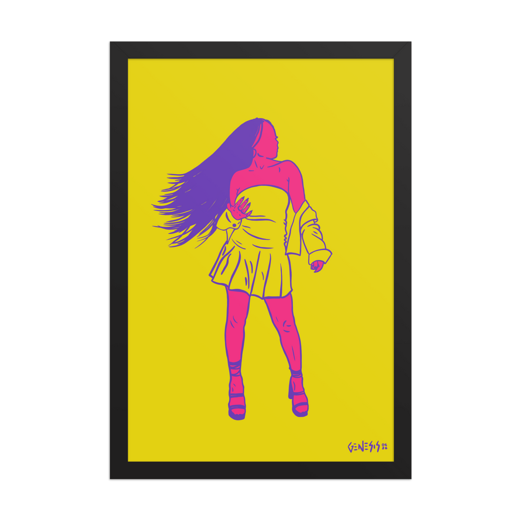 "...And No One Saw?" Framed Print
