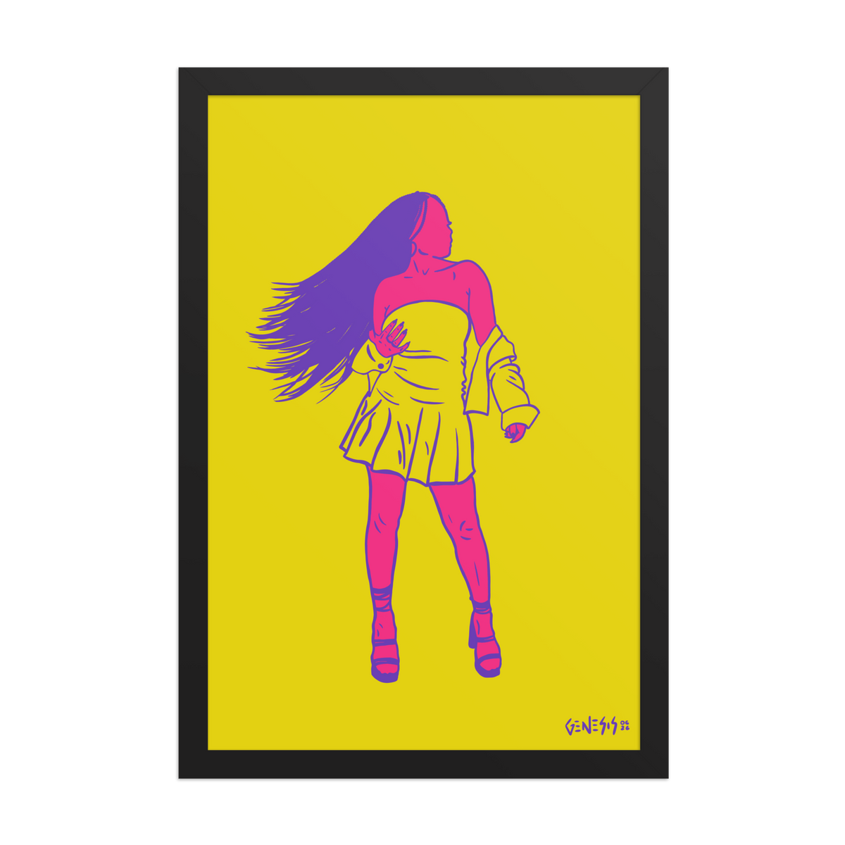 "...And No One Saw?" Framed Print