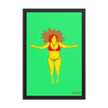 "Mourning Water — Tu Mami Si Te Quiso" Framed Print