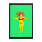 "Mourning Water — Tu Mami Si Te Quiso" Framed Print