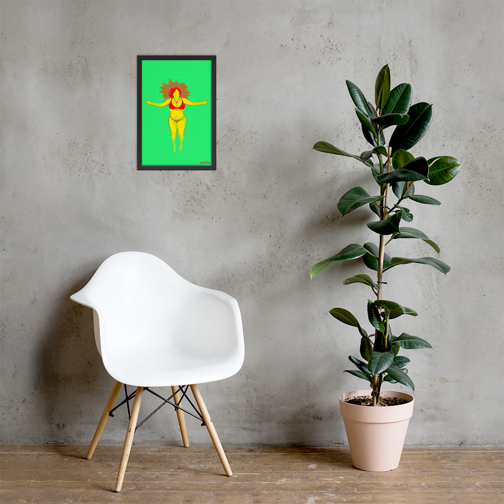 "Mourning Water — Tu Mami Si Te Quiso" Framed Print