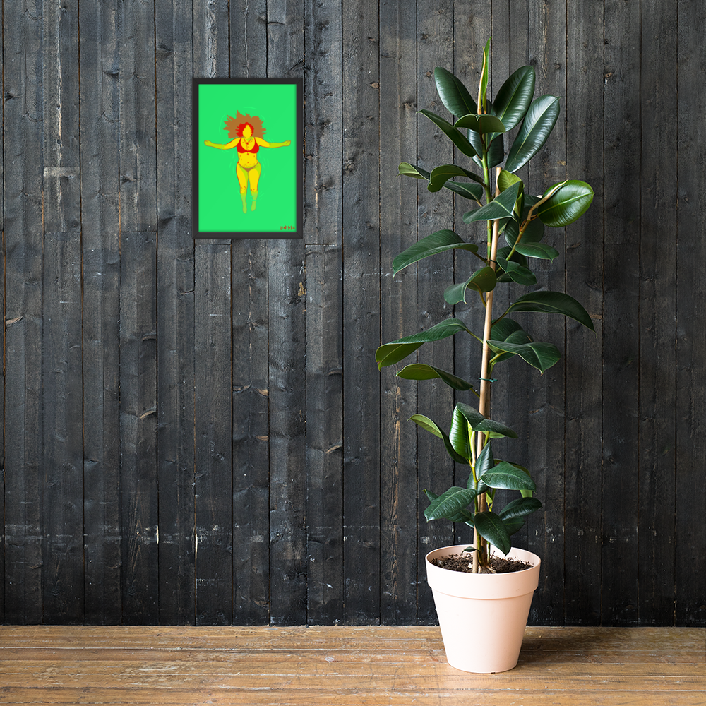 "Mourning Water — Tu Mami Si Te Quiso" Framed Print