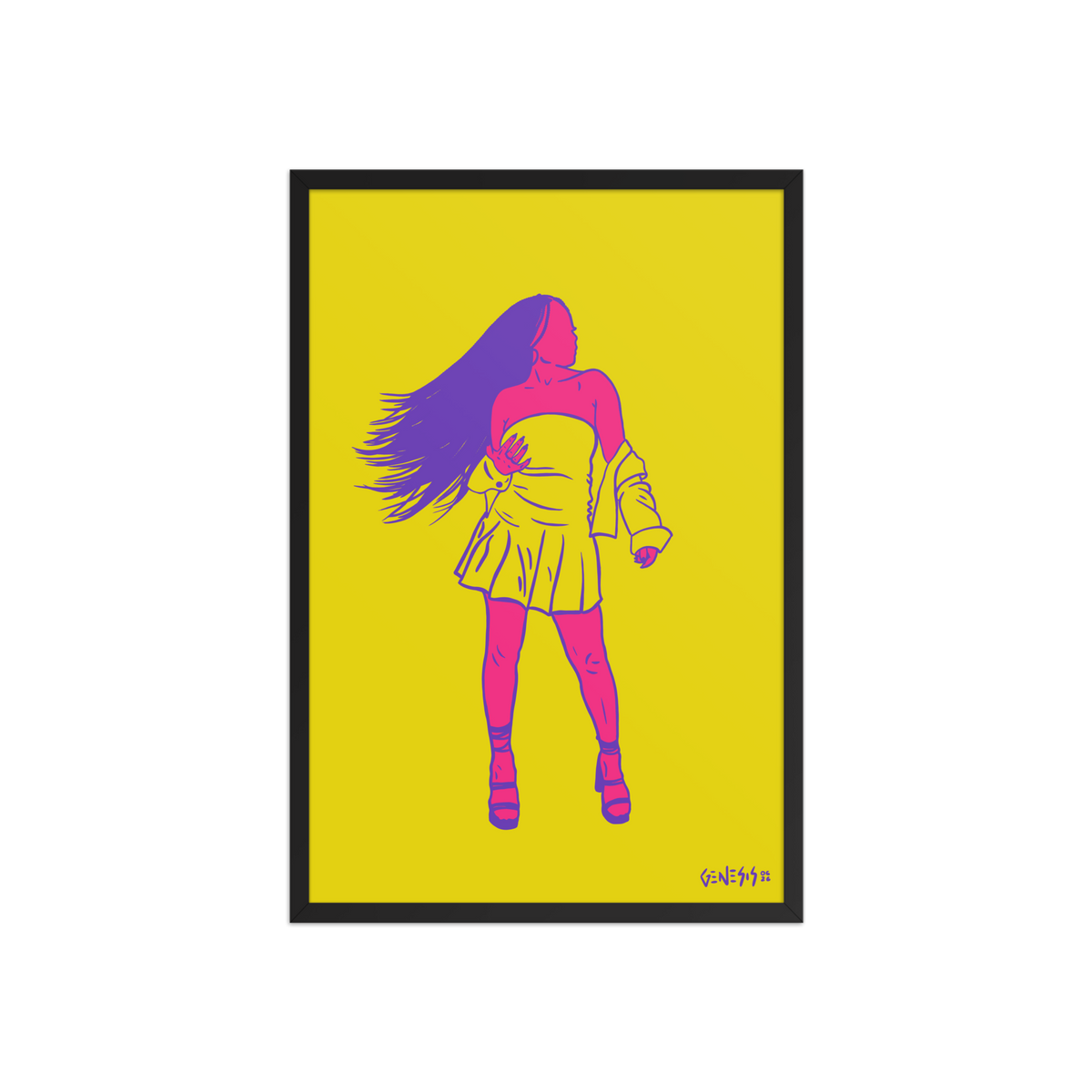 "...And No One Saw?" Framed Print