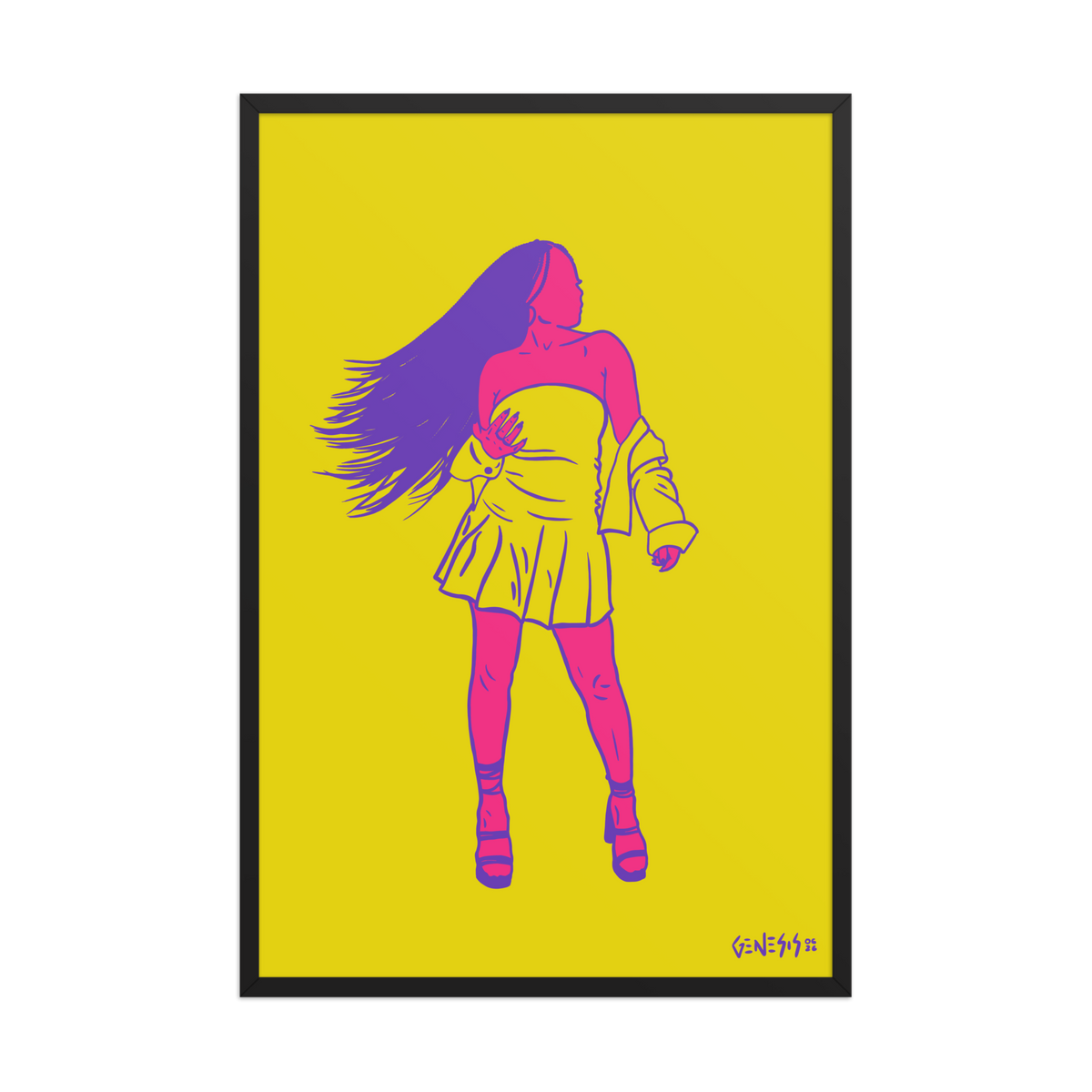 "...And No One Saw?" Framed Print