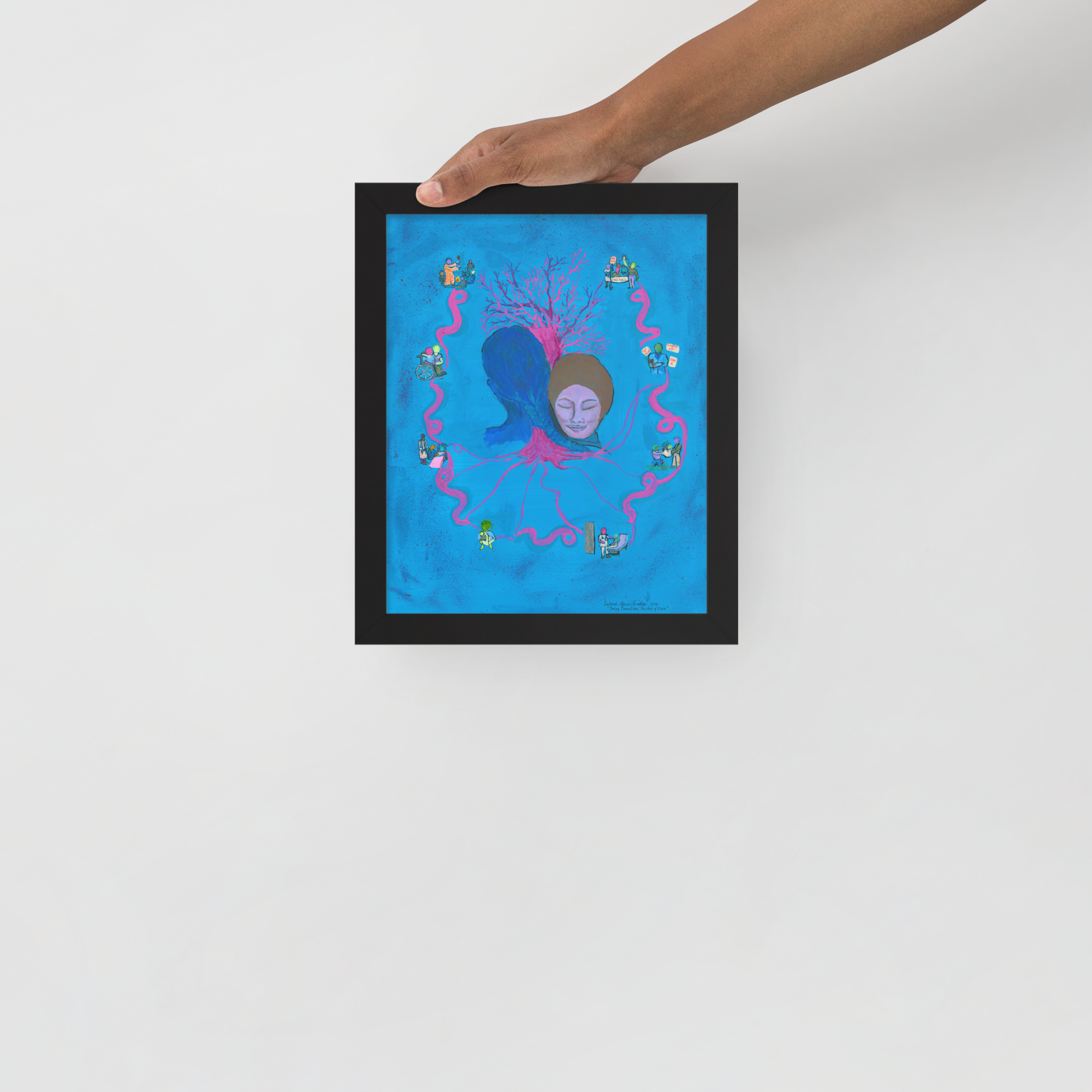 Caring Connections Framed Print