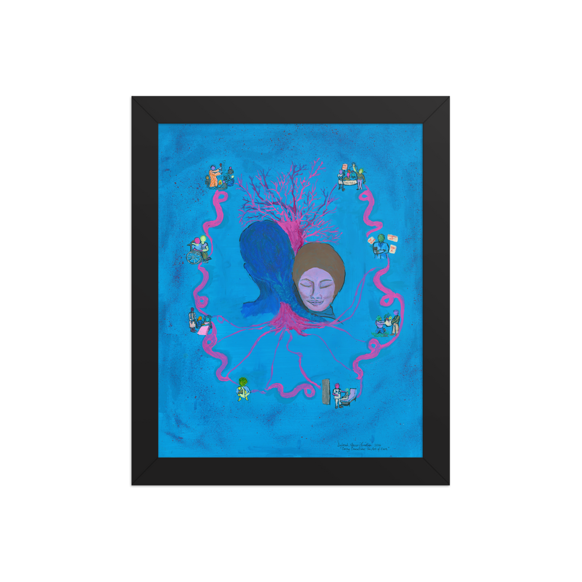 Caring Connections Framed Print