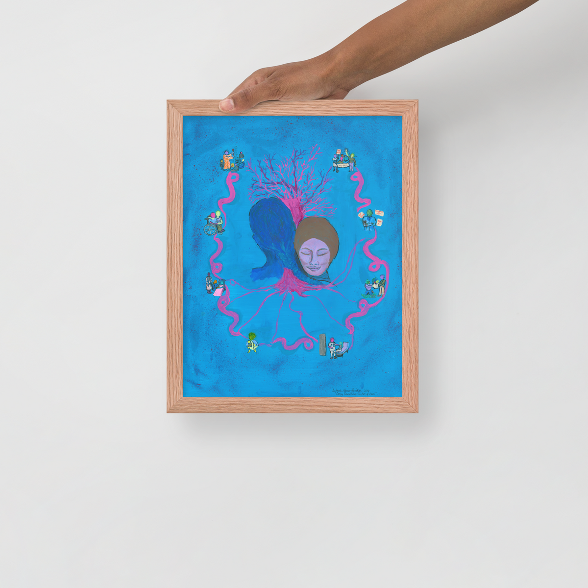 Caring Connections Framed Print