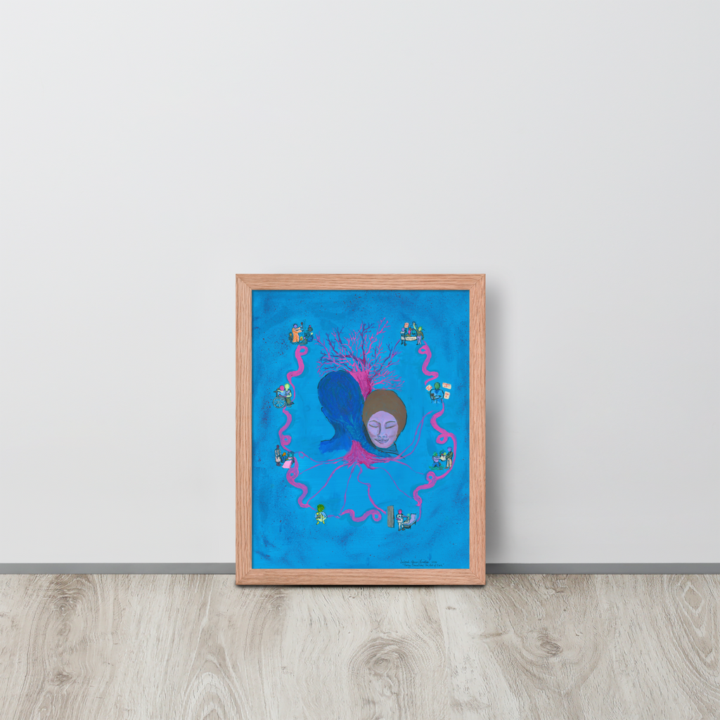 Caring Connections Framed Print