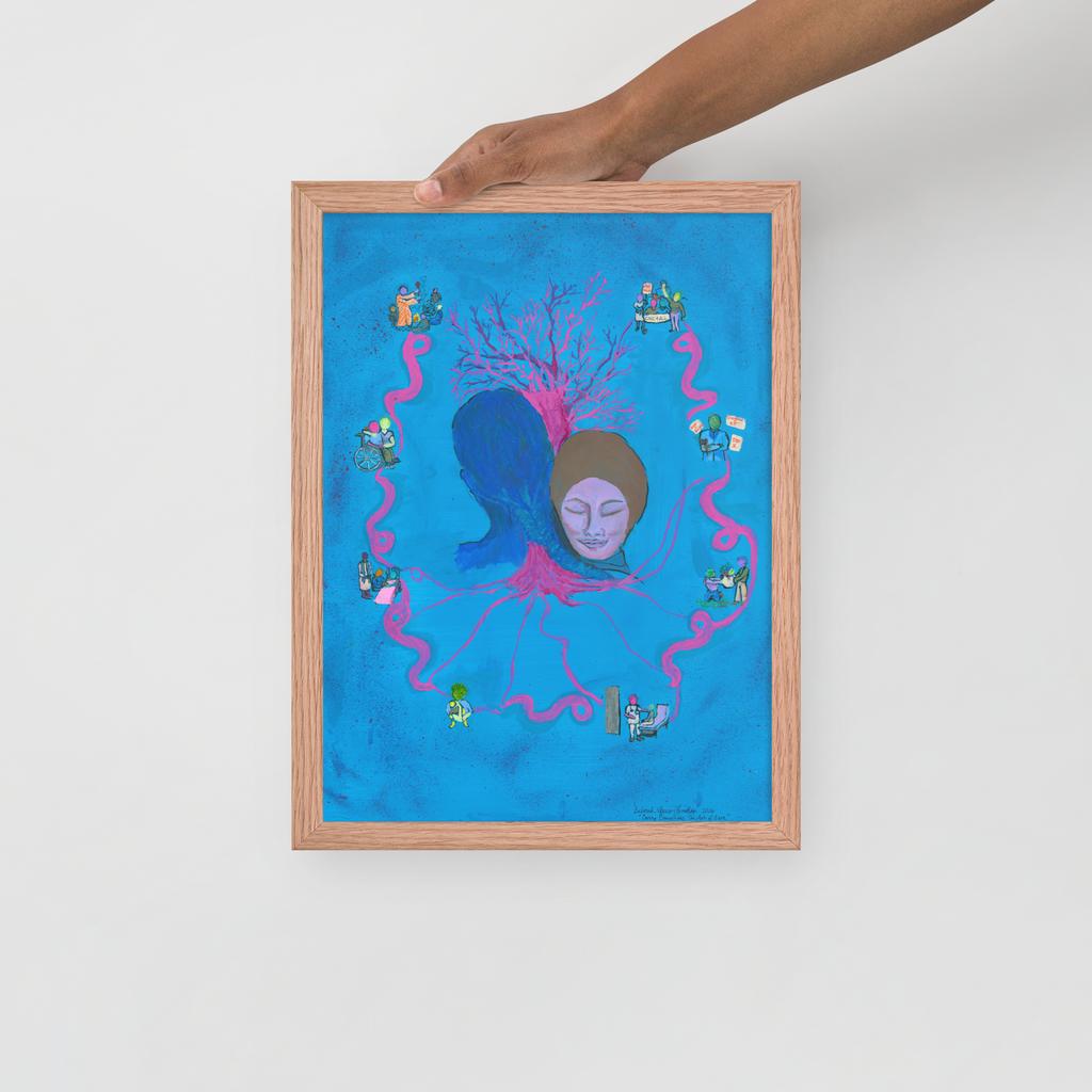 Caring Connections Framed Print
