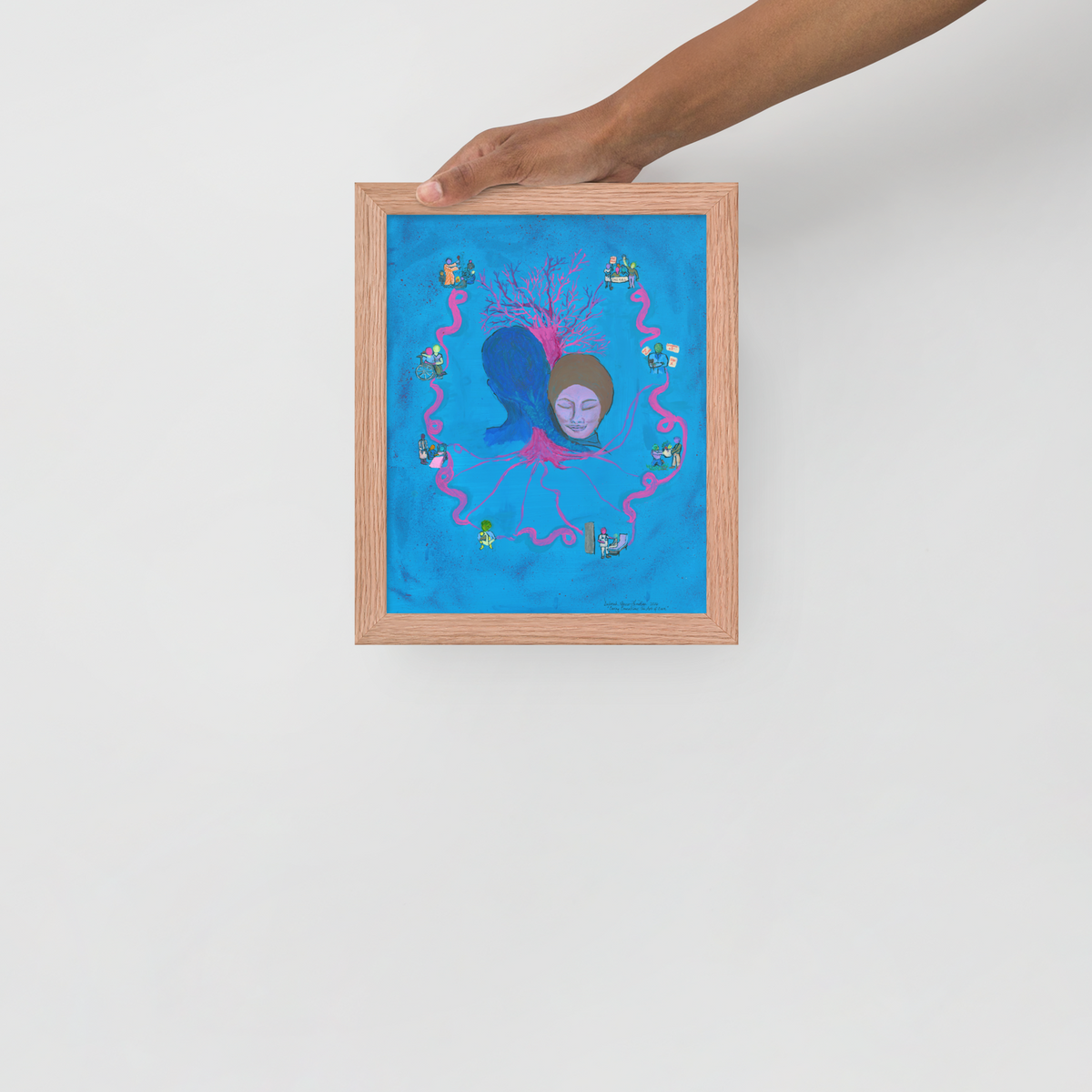 Caring Connections Framed Print