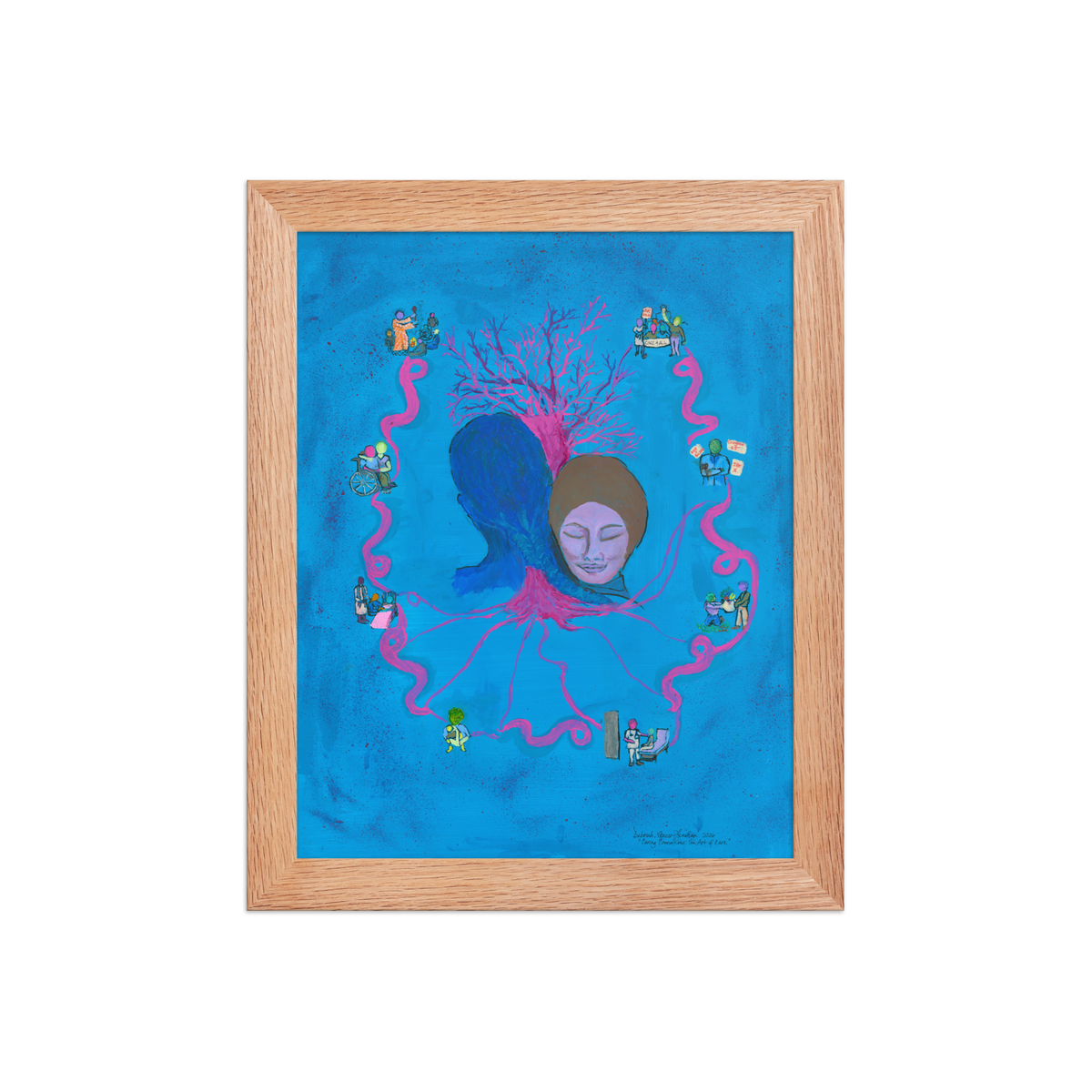 Caring Connections Framed Print