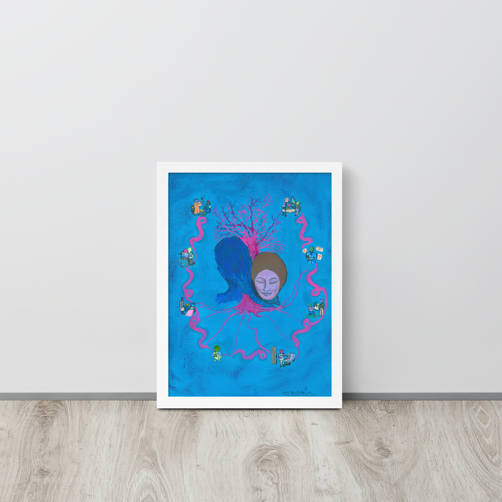 Caring Connections Framed Print