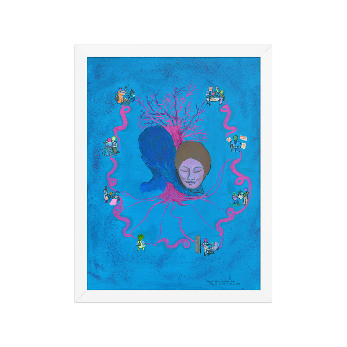 Caring Connections Framed Print