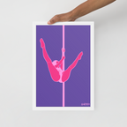"This Time Under the Lights." Framed Print