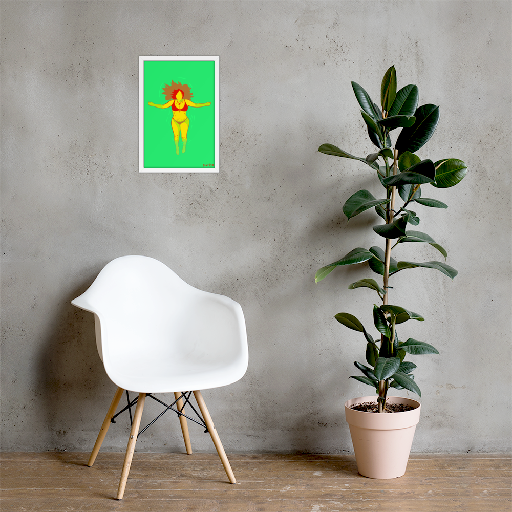 "Mourning Water — Tu Mami Si Te Quiso" Framed Print