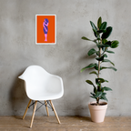 "Flowers Weigh." Framed Print