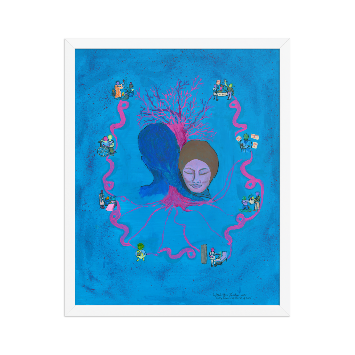 Caring Connections Framed Print