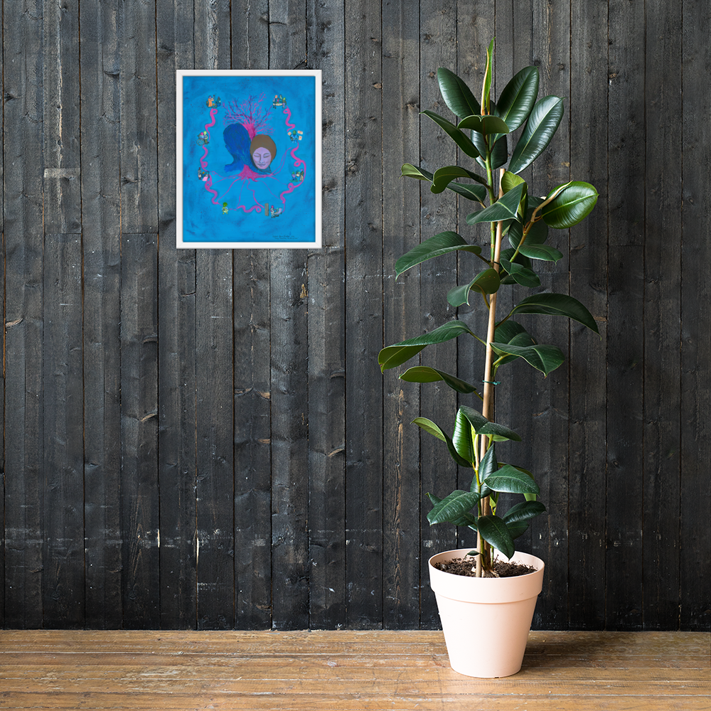 Caring Connections Framed Print