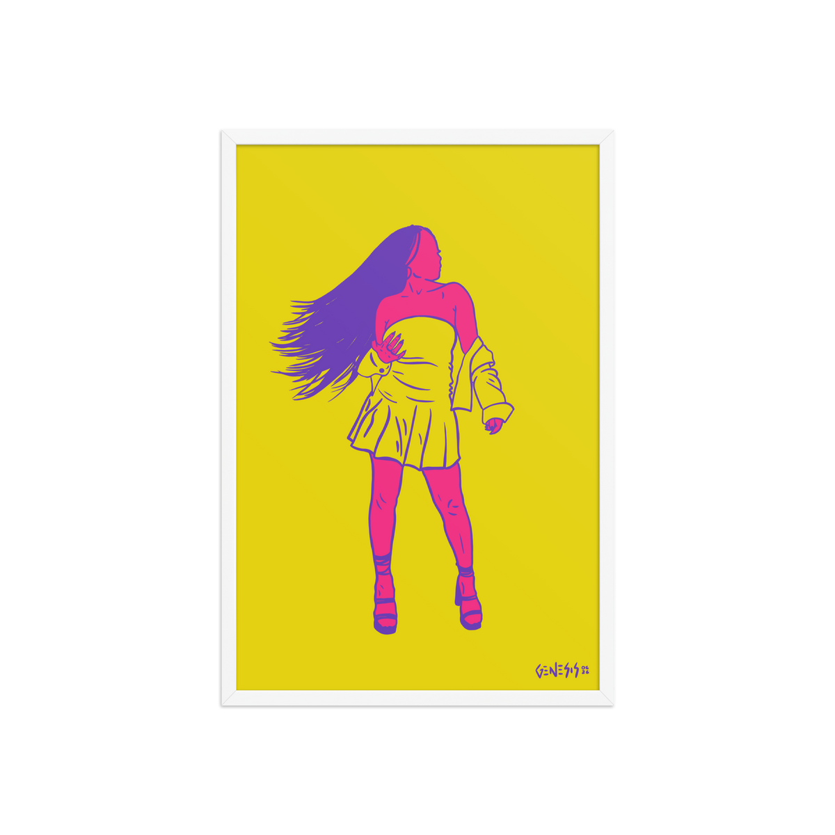 "...And No One Saw?" Framed Print