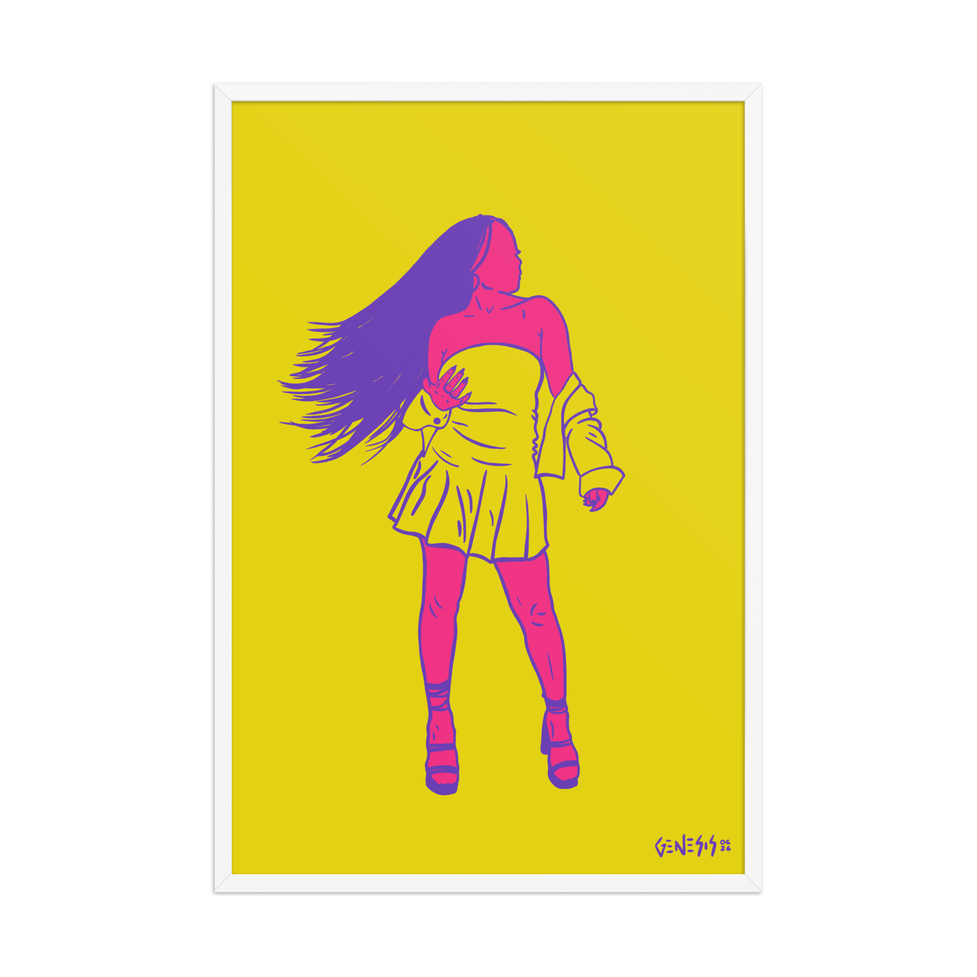 "...And No One Saw?" Framed Print