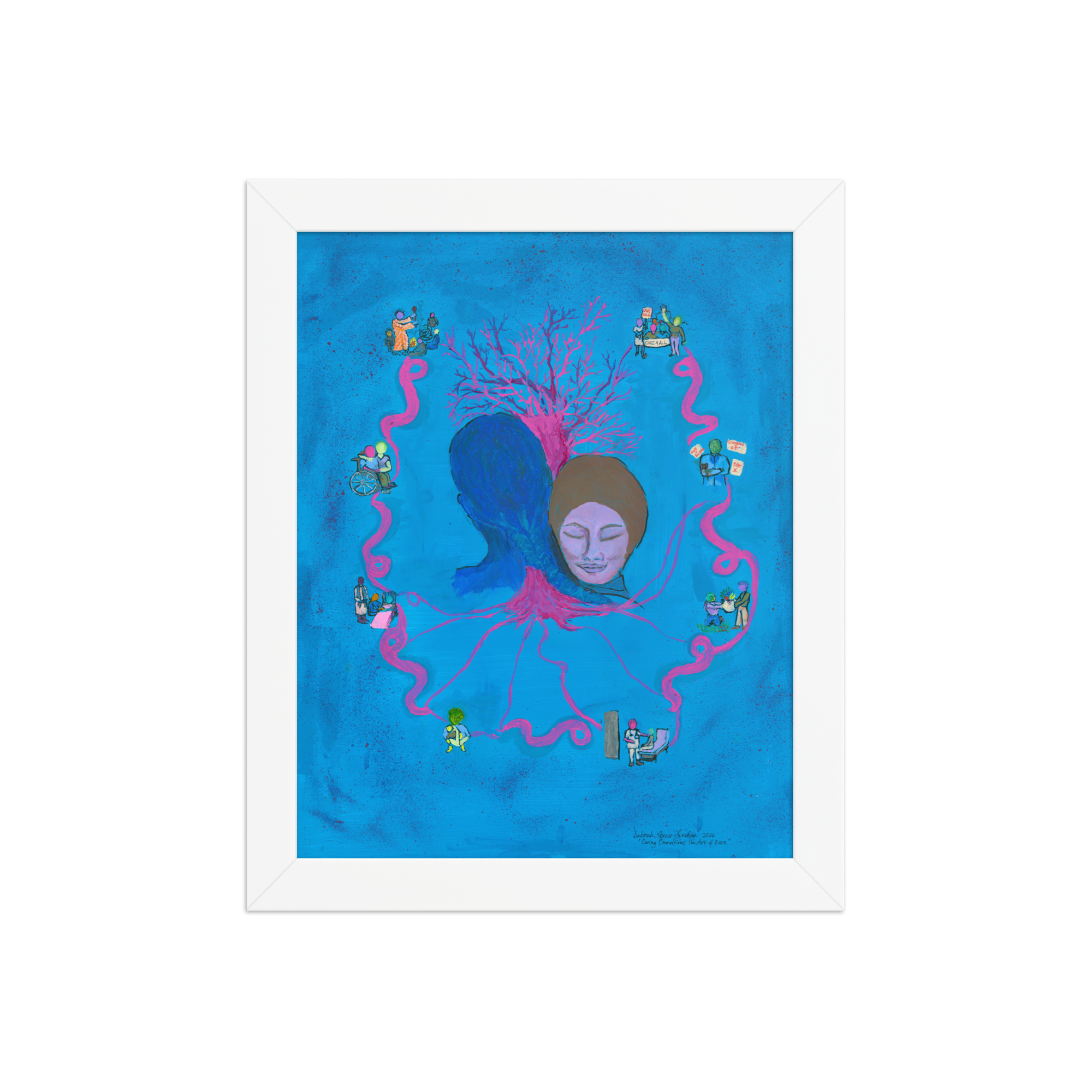 Caring Connections Framed Print