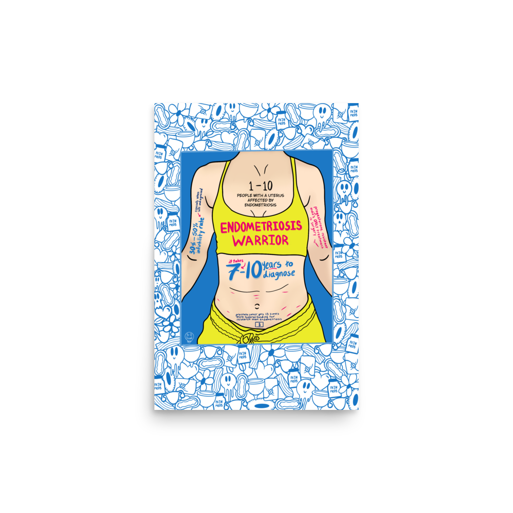 Endometriosis Warrior Print