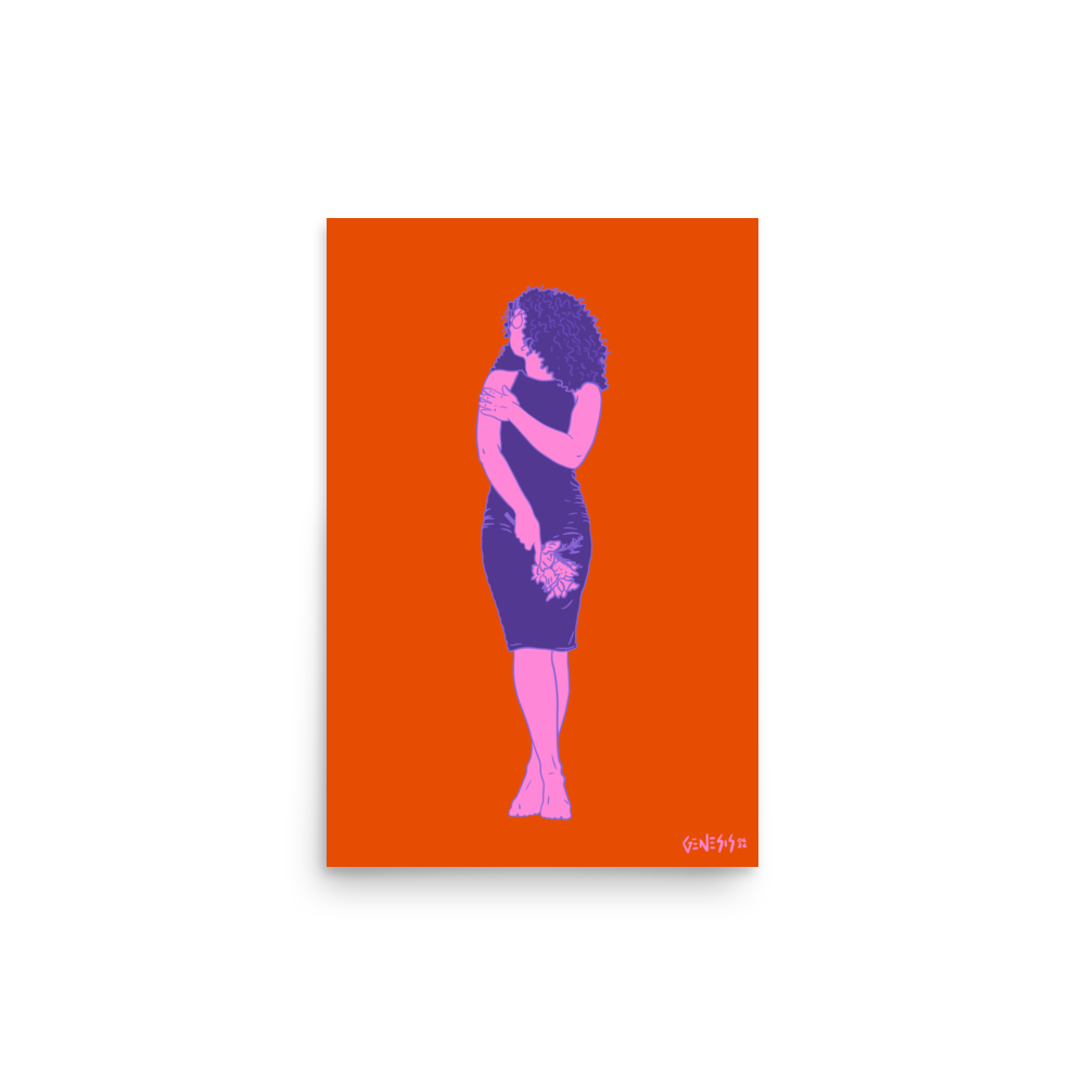 "Flowers Weigh." Print
