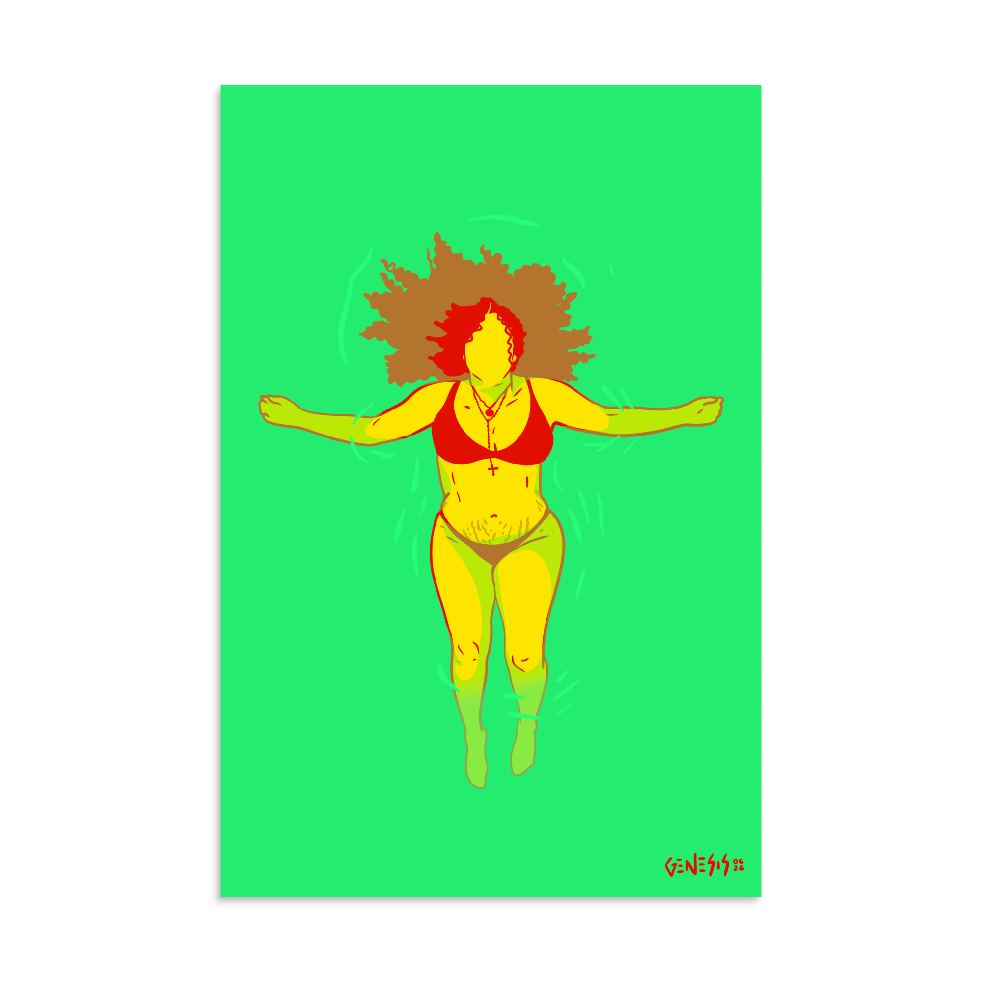 "Mourning Water — Tu Mami Si Te Quiso" Print