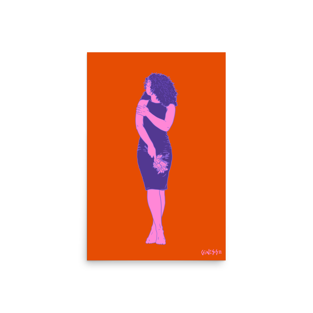 "Flowers Weigh." Print